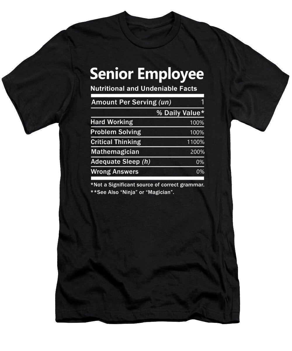 Senior Employee Nutrition Factors Gift Item Shi Hu Kang T-Shirt